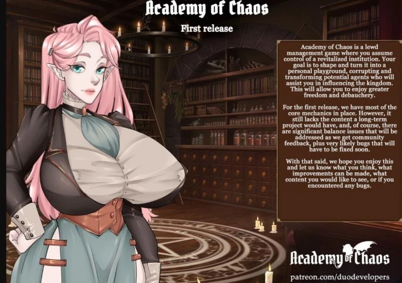 Academy of Chaos – Version 0.2 2026 [Geeseki, Bedlam Games] (460 MB)